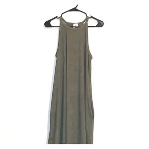 Olive green dress